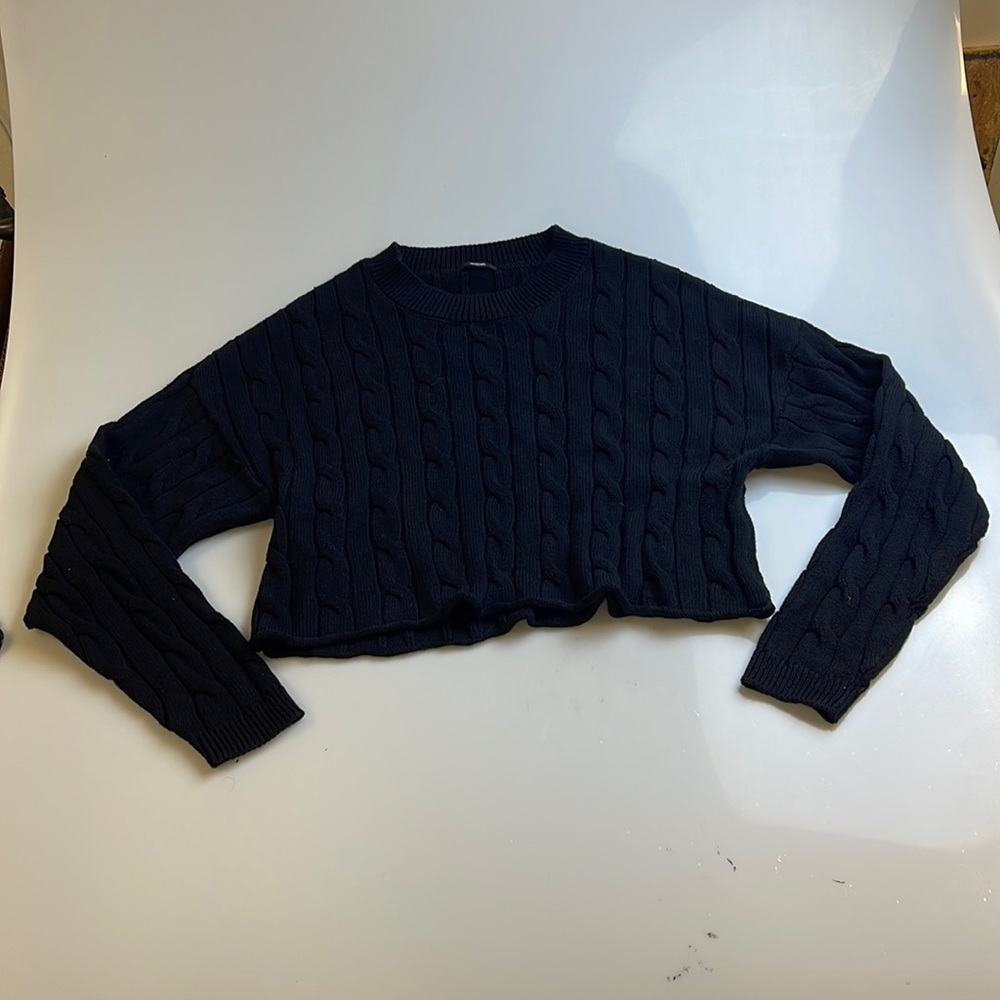 Tezenis Cropped Knit Sweater